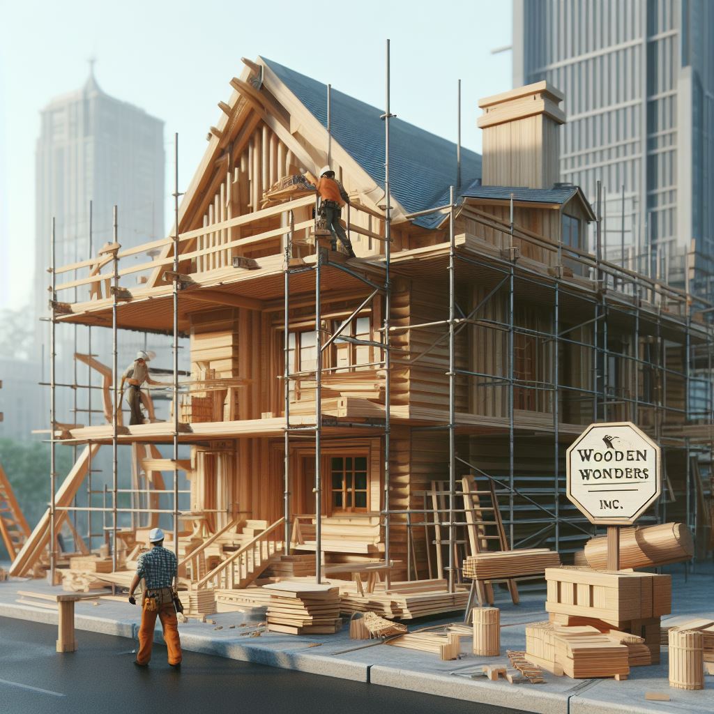 wooden construction